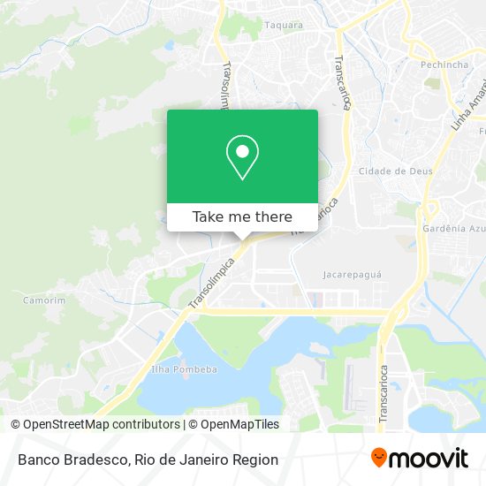 Banco Bradesco map