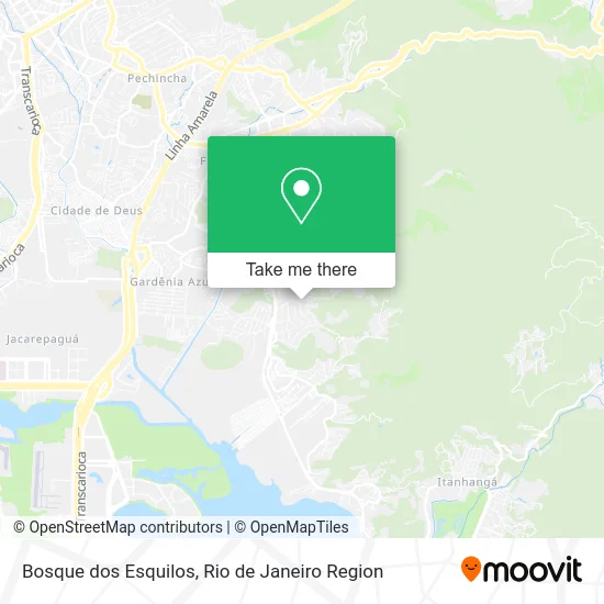 Bosque dos Esquilos map