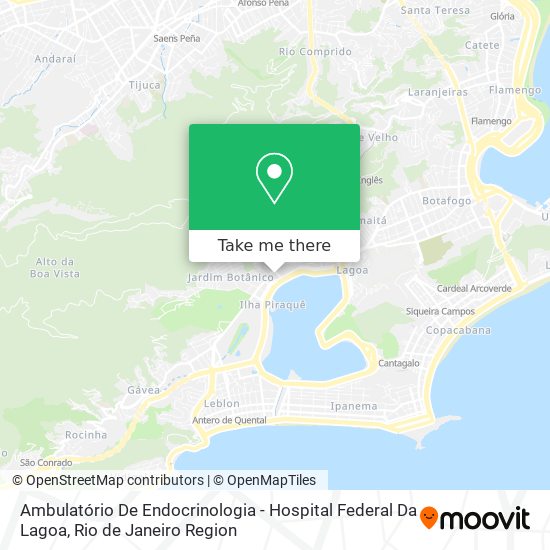 Ambulatório De Endocrinologia - Hospital Federal Da Lagoa map