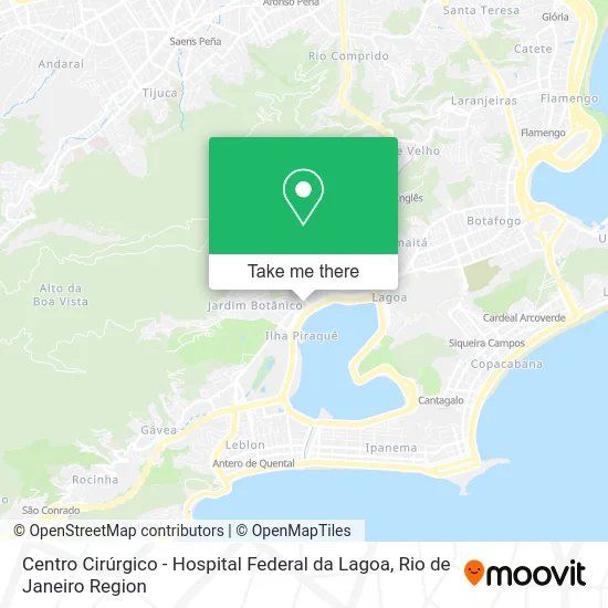Centro Cirúrgico - Hospital Federal da Lagoa map