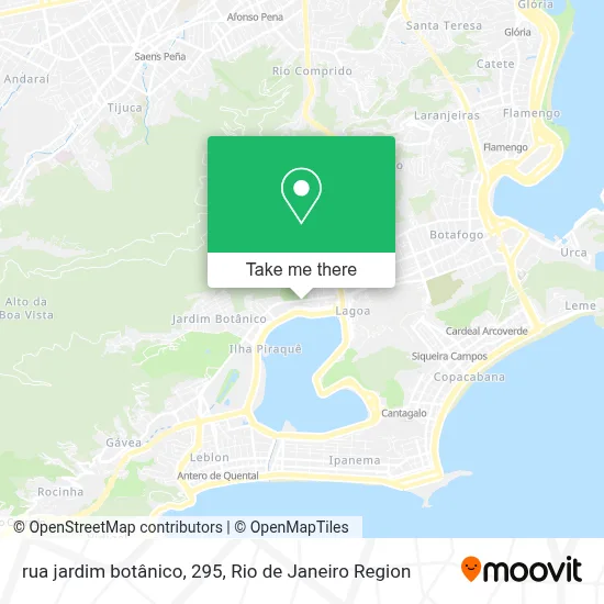 rua jardim botânico, 295 map
