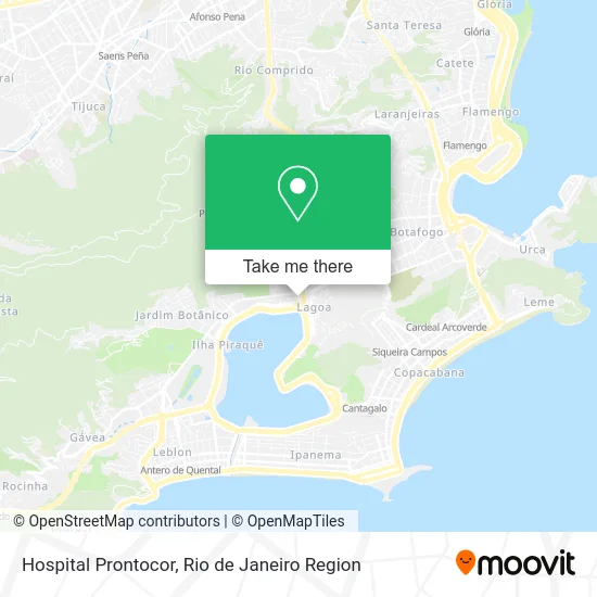 Hospital Prontocor map
