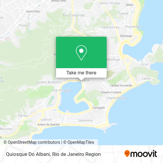 Quiosque Do Albani map