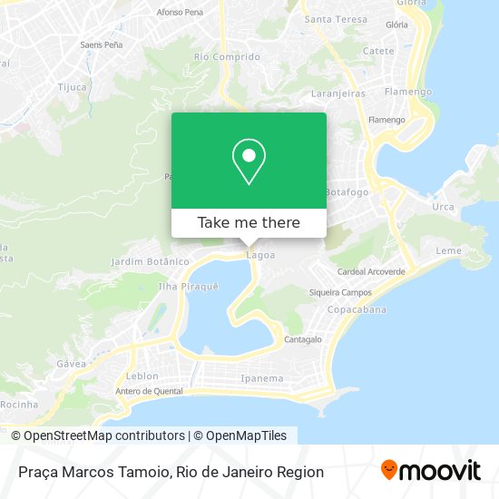 Mapa Praça Marcos Tamoio