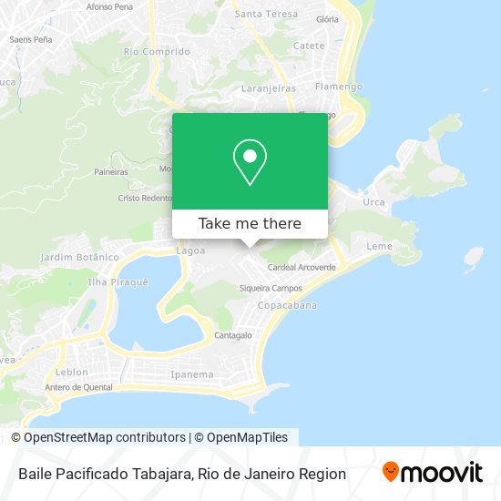 Baile Pacificado Tabajara map