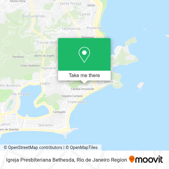 Igreja Presbiteriana Bethesda map