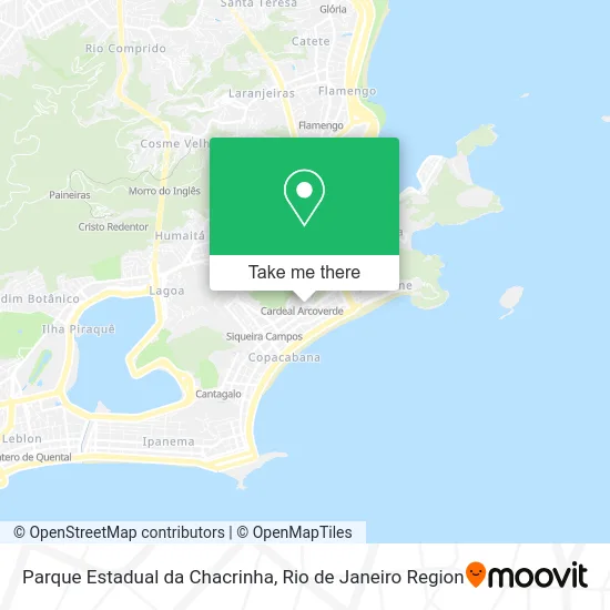 Parque Estadual da Chacrinha map