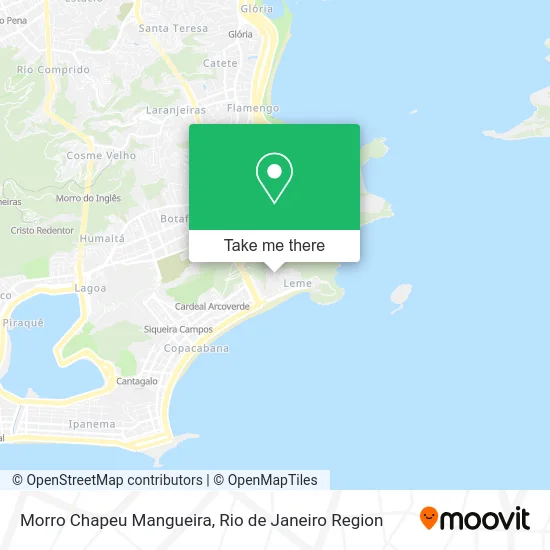 Morro Chapeu Mangueira map