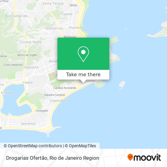 Drogarias Ofertão map