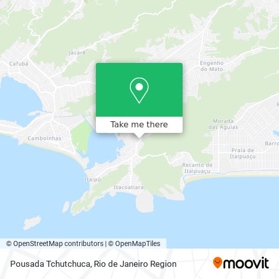 Pousada Tchutchuca map