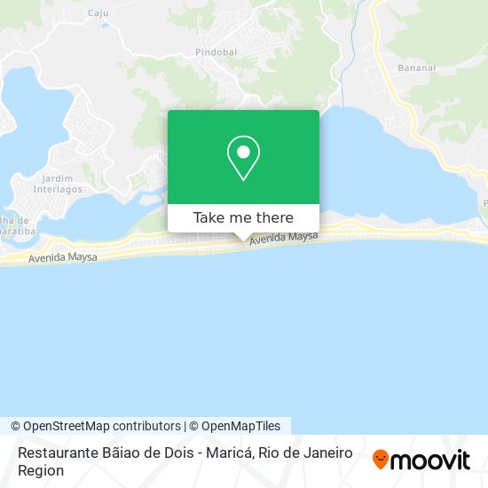 Restaurante Bãiao de Dois - Maricá map