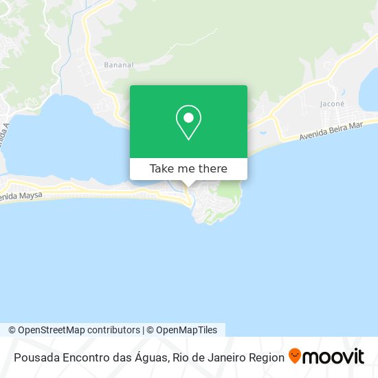 Pousada Encontro das Águas map