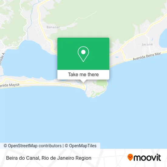 Beira do Canal map