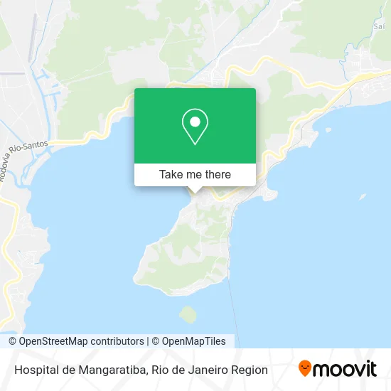 Hospital de Mangaratiba map