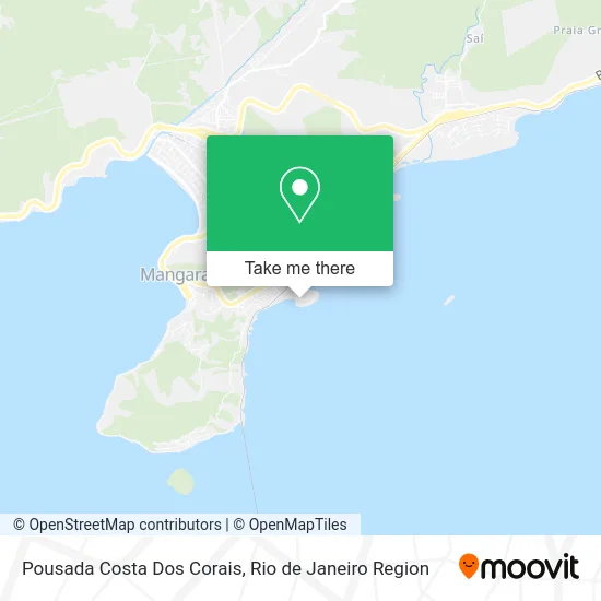 Pousada Costa Dos Corais map