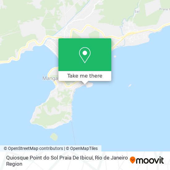 Quiosque Point do Sol Praia De Ibicuí map