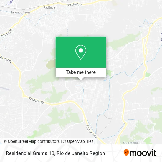 Residencial Grama 13 map