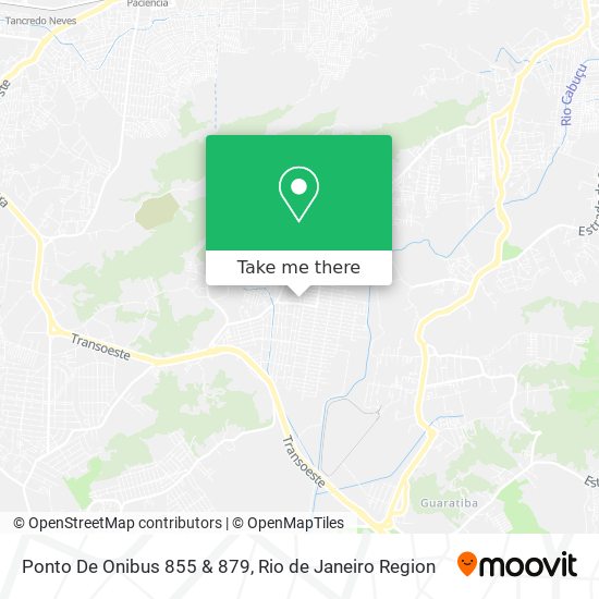 Ponto De Onibus 855 & 879 map