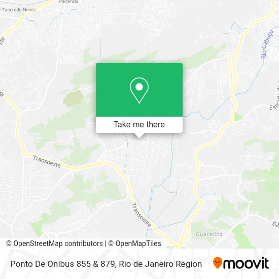 Ponto De Onibus 855 & 879 map