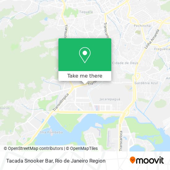 Tacada Snooker Bar map