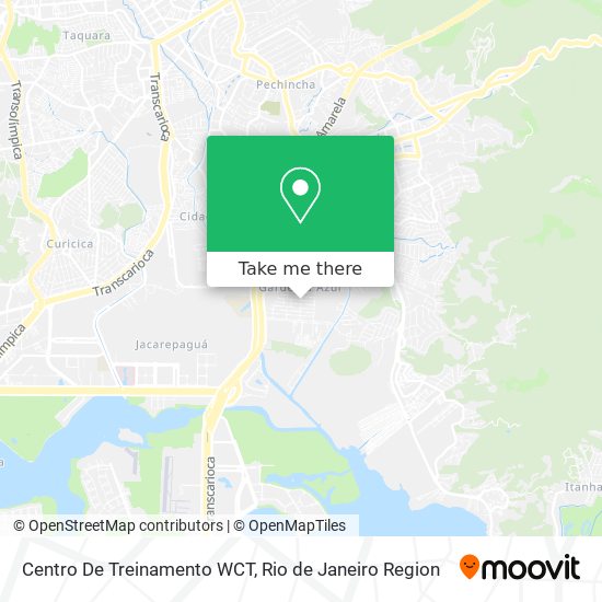 Mapa Centro De Treinamento WCT