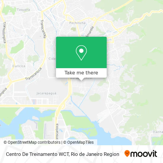 Centro De Treinamento WCT map
