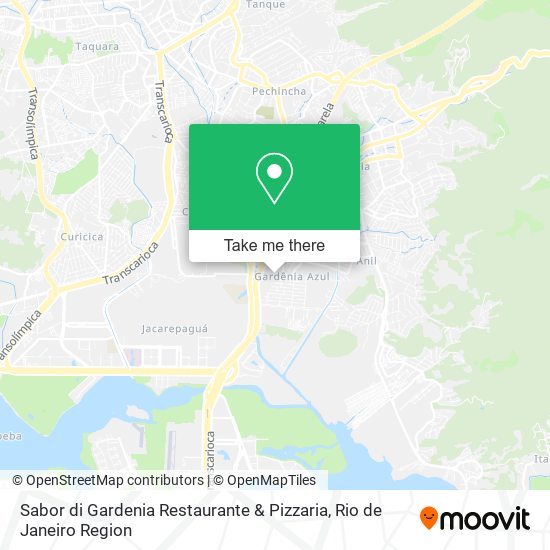 Mapa Sabor di Gardenia Restaurante & Pizzaria
