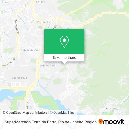SuperMercado Extra da Barra map