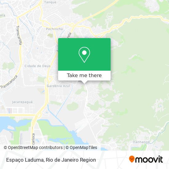 Espaço Laduma map