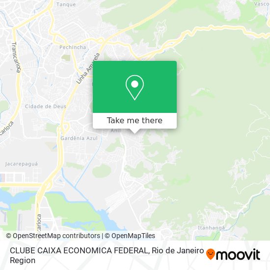 CLUBE CAIXA ECONOMICA FEDERAL map