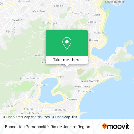 Mapa Banco Itau Personnalité