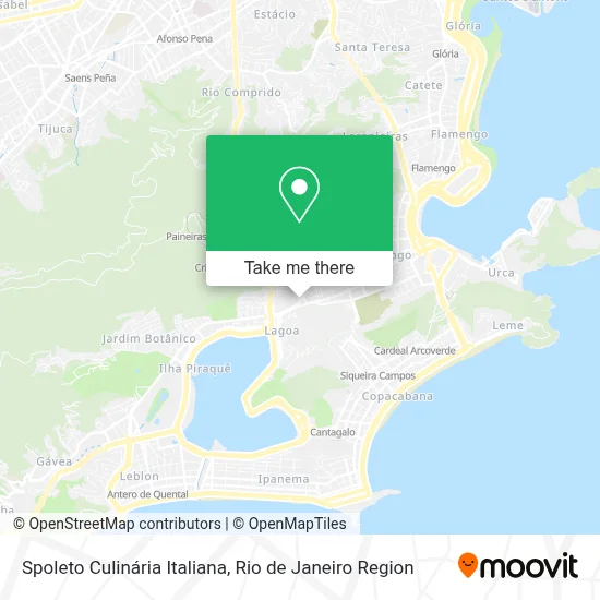 Spoleto Culinária Italiana map