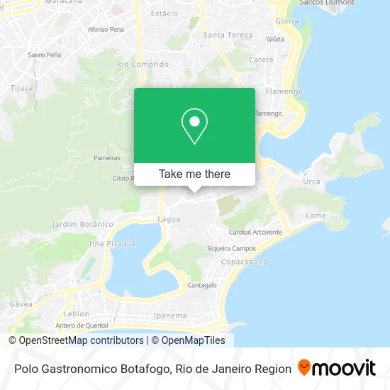 Polo Gastronomico Botafogo map