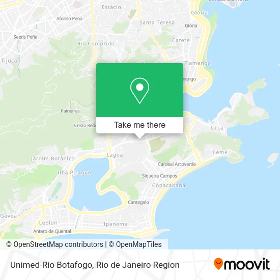 Unimed-Rio Botafogo map