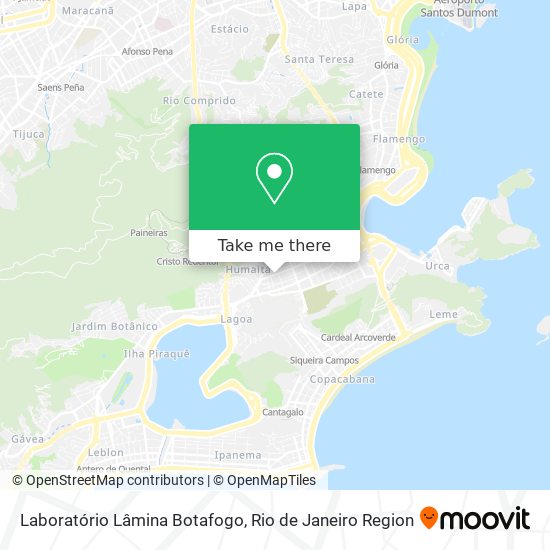 Mapa Laboratório Lâmina Botafogo