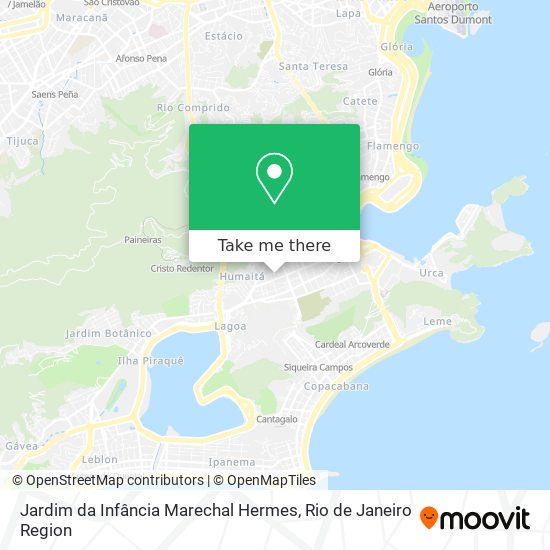 Mapa Jardim da Infância Marechal Hermes