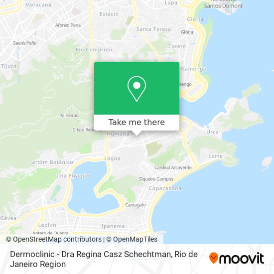 Dermoclinic - Dra Regina Casz Schechtman map