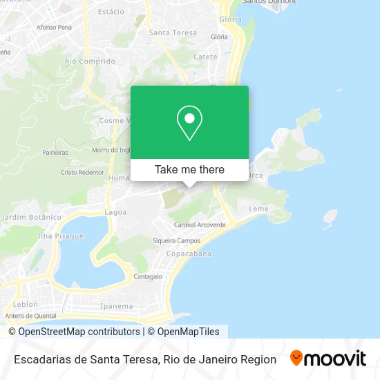 Escadarias de Santa Teresa map