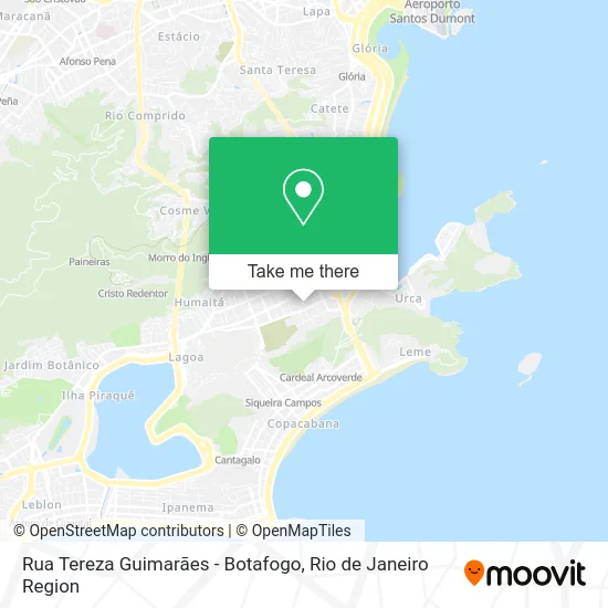 Rua Tereza Guimarães - Botafogo map