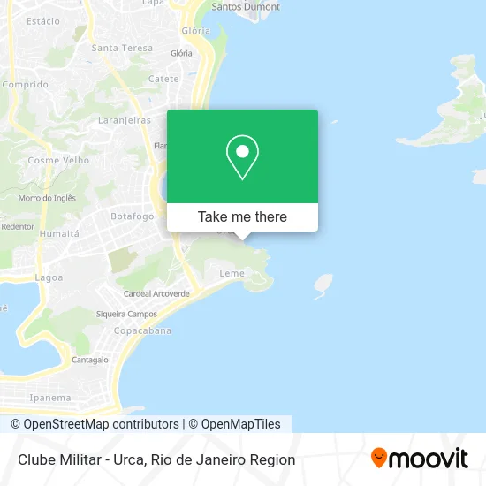Clube Militar - Urca map