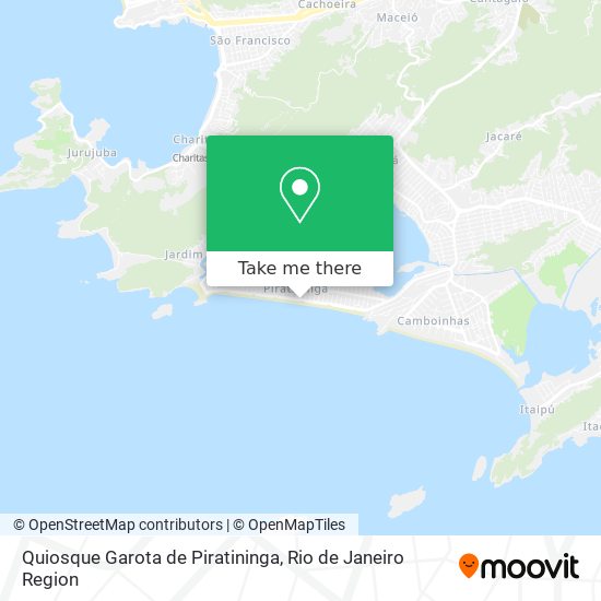 Mapa Quiosque Garota de Piratininga