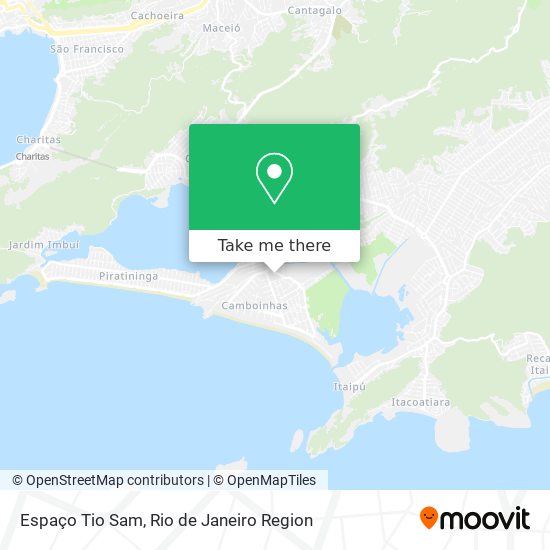 Espaço Tio Sam map