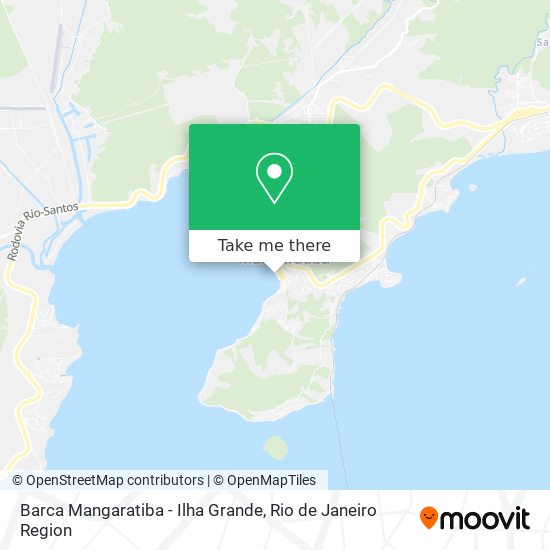 Barca Mangaratiba - Ilha Grande map