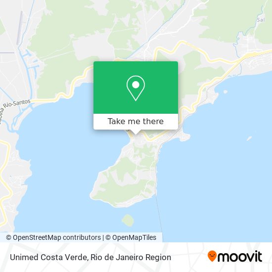 Mapa Unimed Costa Verde