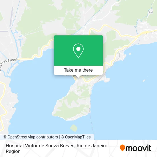 Hospital Victor de Souza Breves map