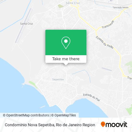 Mapa Condomínio Nova Sepetiba