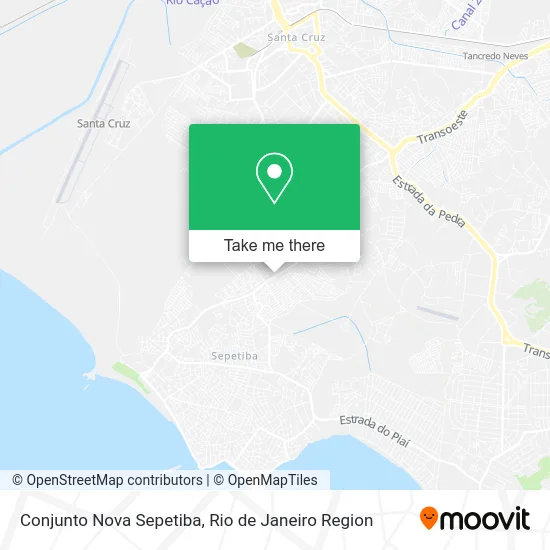Conjunto Nova Sepetiba map