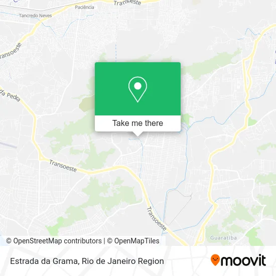 Estrada da Grama map