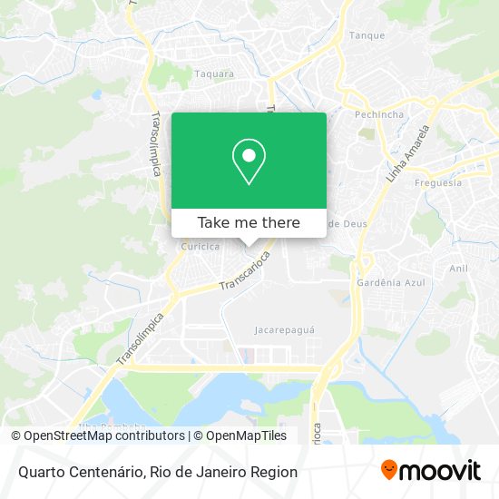 Quarto Centenário map