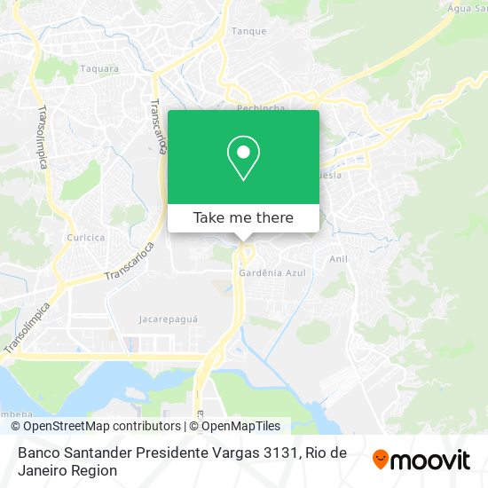 Banco Santander Presidente Vargas 3131 map